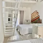 Bright Frescoed Attic In The Center, *