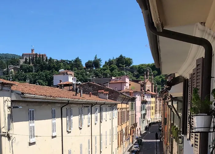 Bright Frescoed Attic In The Center,