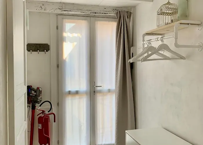 Bright Frescoed Attic In The Center,