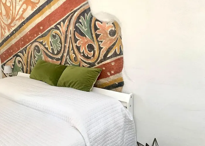 Bright Frescoed Attic In The Center, *