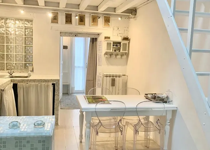 Bright Frescoed Attic In The Center,